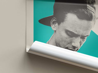 Museum-quality Logic poster on thick matte paper, rolled for protection, available in various sizes.