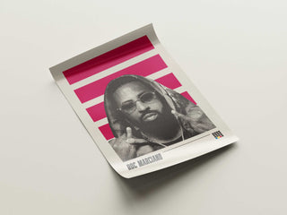 Roc Marciano poster on thick matte paper, showcasing sleek artistry and iconic hip-hop style.
