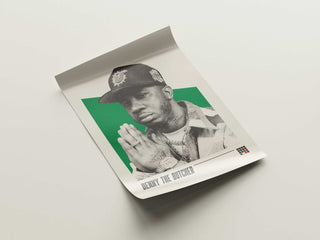 Benny the Butcher poster on museum-quality matte paper.