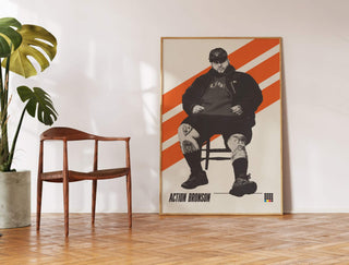 Introducing the enigmatic and legendary rapper Action Bronson! 
PRODUCT DESCRIPTION
Museum-quality poster 
Thick, long-lasting matte, low-glare paper - 200 gsm 
FraPrint MaterialProduced ByAction BronsonAction BronsonAction Bronson