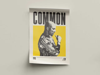 Museum-quality Common poster on matte paper with a bold design, available in various sizes.