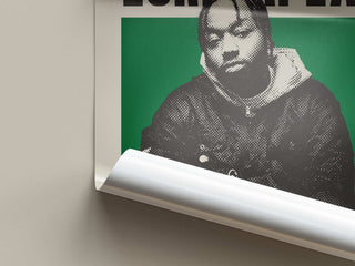 Lord Apex poster featuring rapper on high-quality matte paper.