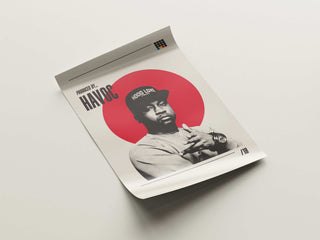 Havoc poster featuring Queensbridge rapper, museum-quality print, hip-hop legend.