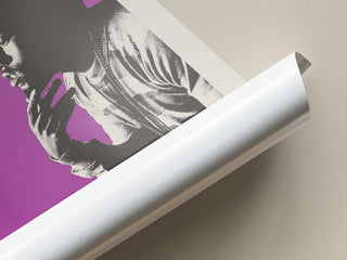 Kanye West museum-quality poster on thick matte paper, rolled for packaging, available in multiple sizes.