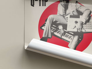 Q-Tip museum-quality poster with iconic hip-hop producer and rapper, available in multiple sizes.