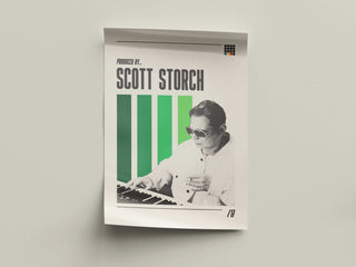 Scott Storch poster, museum-quality matte paper, influential music producer design.