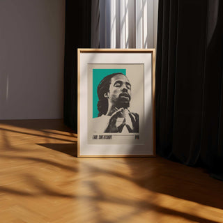 Museum-quality Earl Sweatshirt poster, matte paper, unframed, available in various sizes.