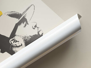 Museum-quality J Dilla poster on thick matte paper, available in various sizes.