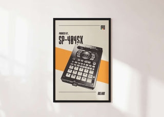 Roland SP-404SX poster on matte paper, legendary hip hop sampler.