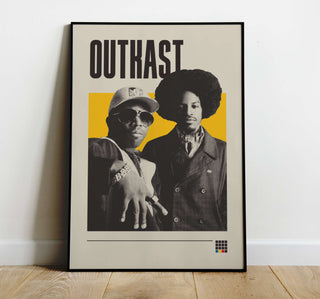 Unveiling the eclectic energy and unrivaled innovation of OutKast!
PRODUCT DESCRIPTION

Museum-quality poster 
Thick, long-lasting matte, low-glare paper - 200 gsm 
Print MaterialProduced ByOutKastOutKastOutKast