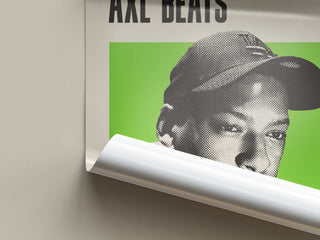 Unveiling the beats and rhythms of Axl Beats! 
PRODUCT DESCRIPTION

Museum-quality poster 
Thick, long-lasting matte, low-glare paper - 200 gsm 
Frame not included 
Print MaterialProduced ByAxl BeatsAxl BeatsAxl Beats