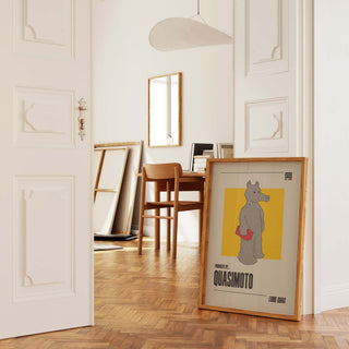 Dive into the mystique and beats of Quasimoto! 
PRODUCT DESCRIPTION

Museum-quality poster 
Thick, long-lasting matte, low-glare paper - 200 gsm 
Frame not included Print MaterialProduced ByQuasimotoQuasimotoQuasimoto