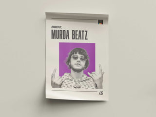 Murda Beatz museum-quality poster on matte paper featuring hip-hop producer.