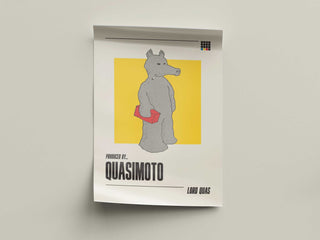 Dive into the mystique and beats of Quasimoto! 
PRODUCT DESCRIPTION

Museum-quality poster 
Thick, long-lasting matte, low-glare paper - 200 gsm 
Frame not included Print MaterialProduced ByQuasimotoQuasimotoQuasimoto