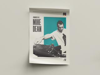 Museum-quality Mike Dean poster on matte paper, showcasing legendary hip-hop producer, available in six sizes.