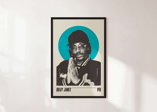 Boldy James poster, museum-quality, matte finish, hip-hop art, available in six sizes.