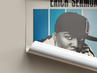 Erick Sermon poster with vibrant design on matte paper.