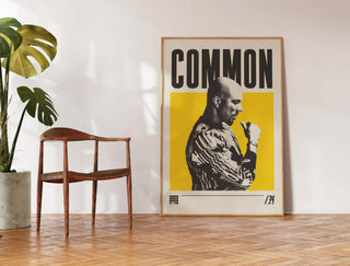 Immerse yourself in the consciousness of Common!
PRODUCT DESCRIPTION

Museum-quality poster 
Thick, long-lasting matte, low-glare paper - 200 gsm 
Frame not includedPrint MaterialProduced ByCommonCommonCommon