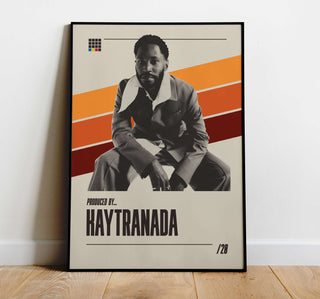 Kaytranada museum-quality poster on thick matte paper, featuring hip-hop and R&B music producer.