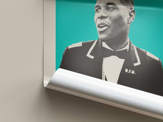 Museum-quality Jay Electronica poster on thick matte paper.