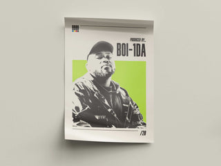 Boi-1da music producer poster on matte paper, available in multiple sizes.