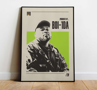 Boi-1da poster, hip-hop producer, museum-quality print, matte paper, six sizes available.