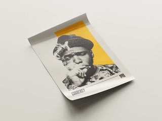 Museum-quality Curren$y poster on thick matte paper with no frame.