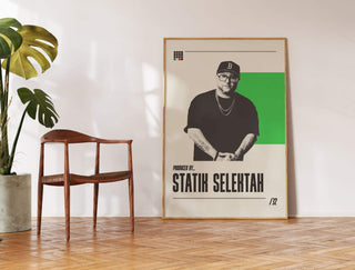 Statik Selektah museum-quality poster, thick matte paper, unframed, available in multiple sizes.