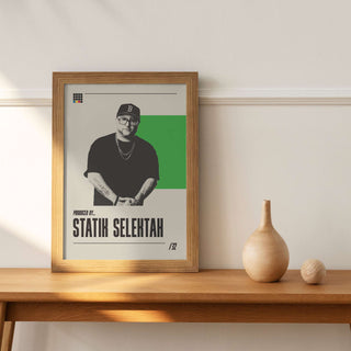 Statik Selektah museum-quality poster on matte paper, unframed, available in various sizes.