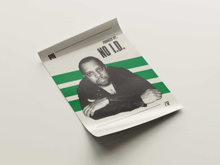 Museum-quality NO I.D. poster on thick matte paper, showcasing the influential hip-hop producer.